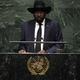 Salva Kiir, president of the Republic of South Sudan, speaks during the 69th Session of the United Nations General Assembly Sept. 27, 2014, in New York City.
TIMOTHY A. CLARY/AFP/Getty Images